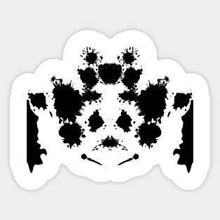 Rorschach Inkblot Test Disapproval Sticker